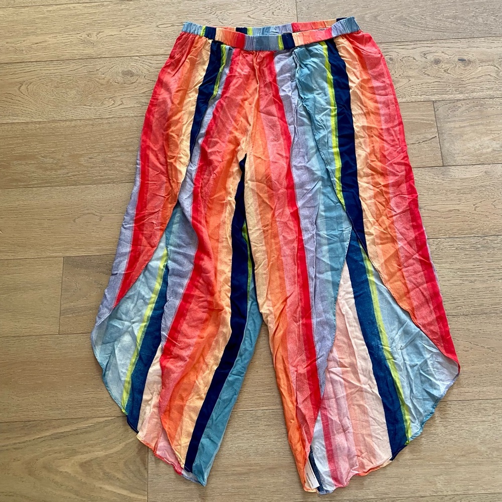 Anthropologie Multicolor Striped Pants